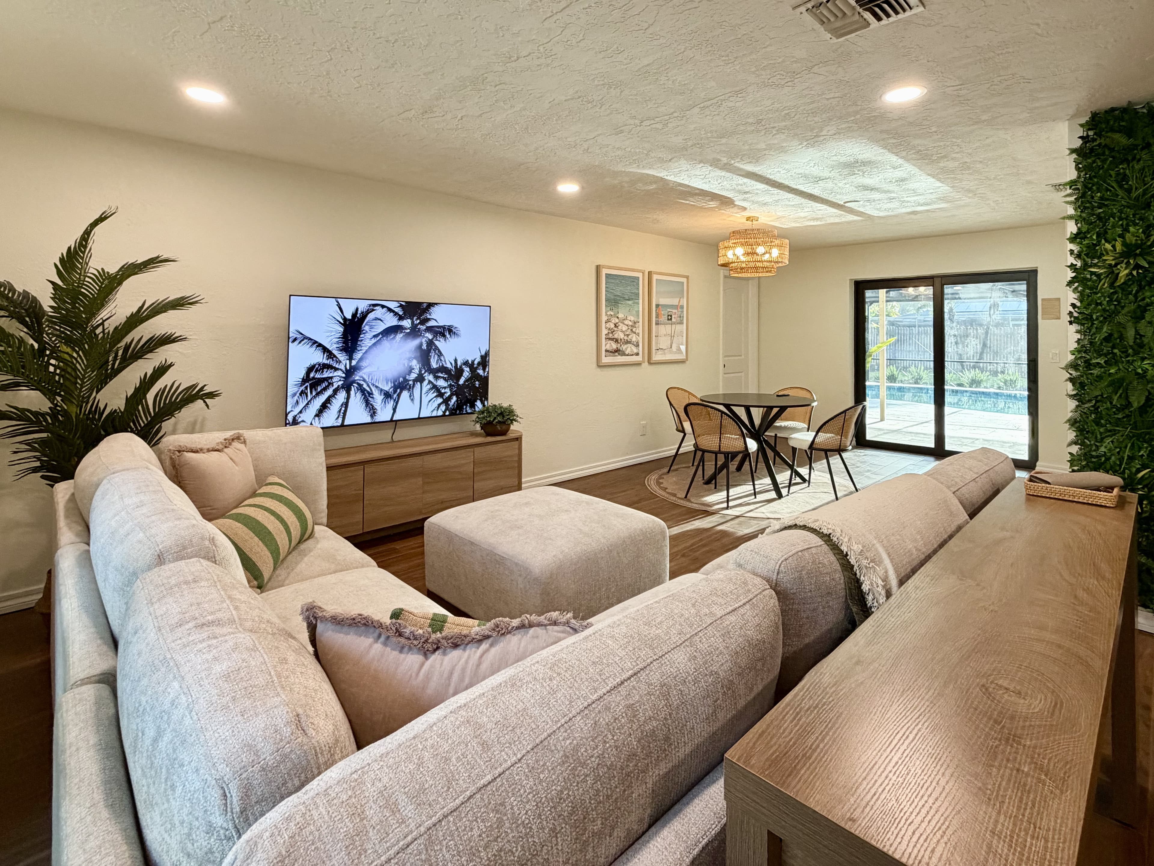 Palm & Tide living room