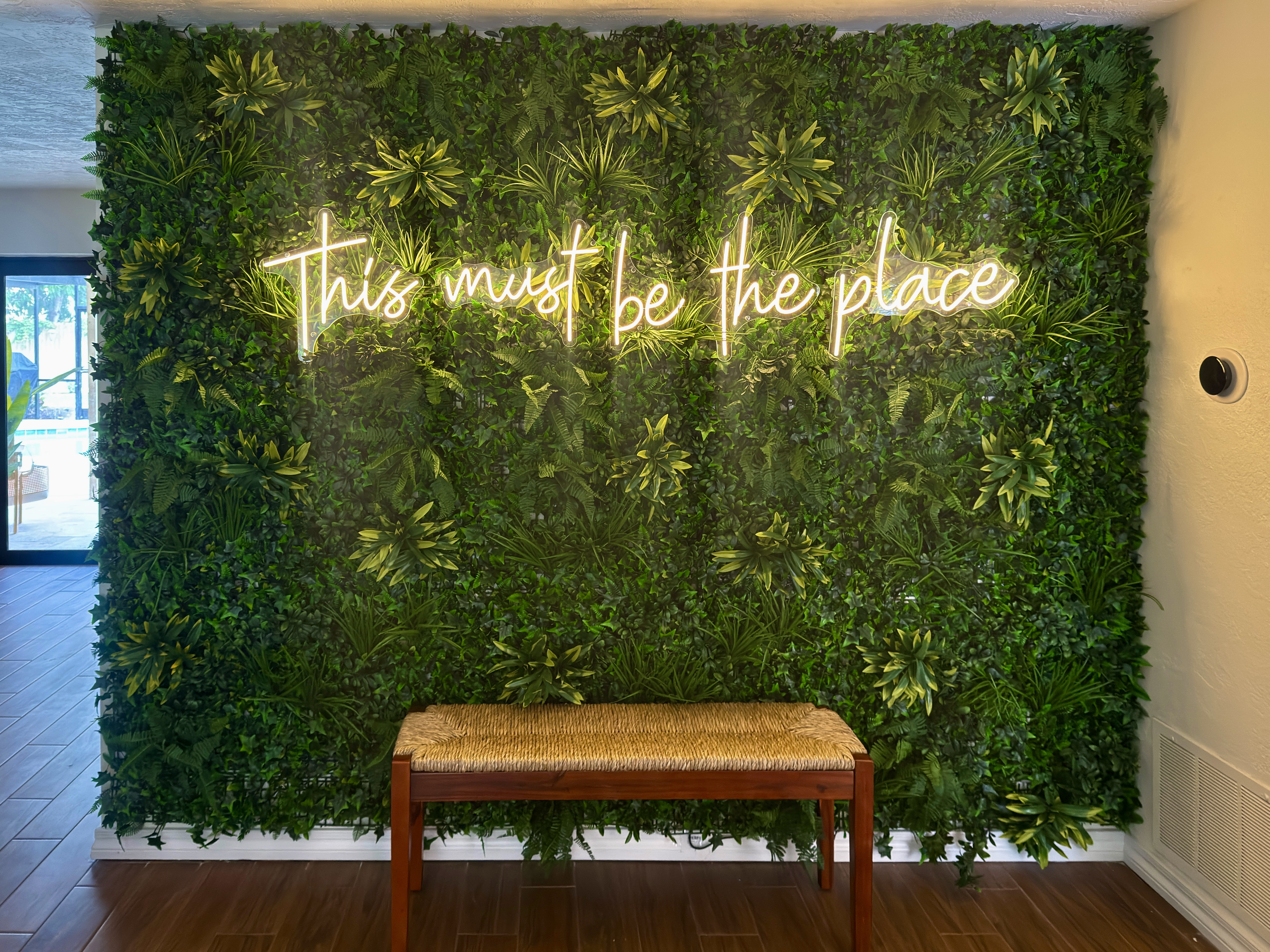 "This Must Be The Place" Neon
